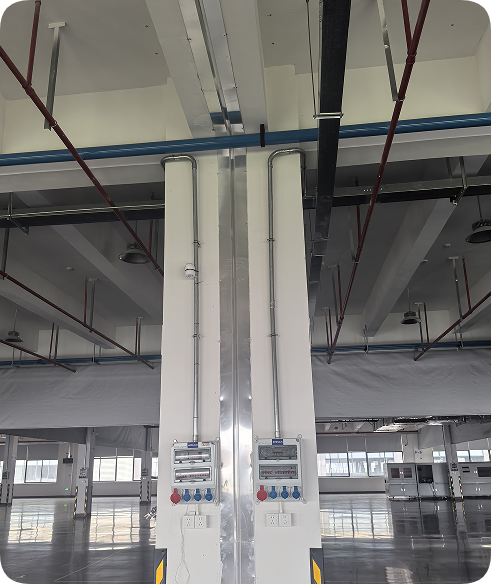 赛艺达—厂房电线杆装修